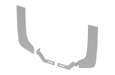 Gatorback - Gatorback 12" Front Mud Flap Brackets-Silver Ford F150 GB770234