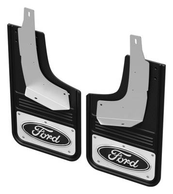 Gatorback - Gatorback 12" Black Rear Mud Flaps Ford Ranger GCR45R-3