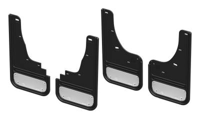 Gatorback - Gatorback GCR62K-SS 12" Black Front/Rear Mud Flap Set for Grand Cherokee WL