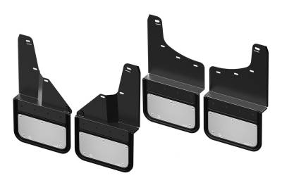 Gatorback - Gatorback 12" Black Front/Rear Mud Flap Set Sierra HD GCAA200K-SS