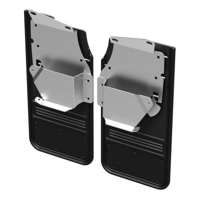 Gatorback - Gatorback GCR48R-0 12" Black Rear Mud Flaps for Ford Super Duty