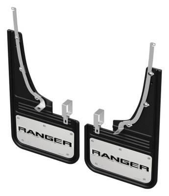 Gatorback - Gatorback GCR45F-6 12" Black Front Mud Flaps for Ford Ranger