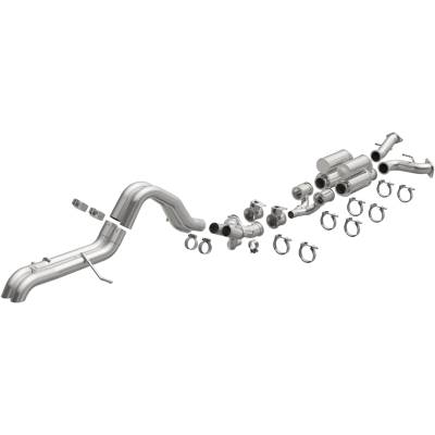 MagnaFlow Exhaust Products - MagnaFlow 19619 Overland Series Stainless Cat-Back System for 22-25 Ford Bronco