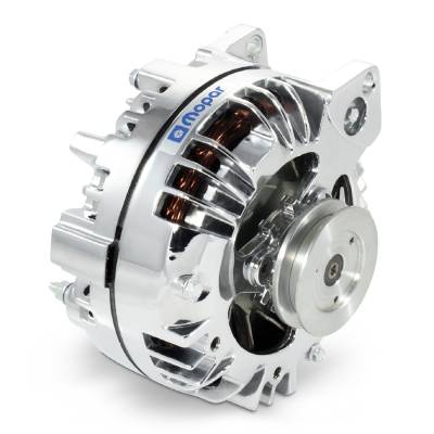 Proform - Proform 440-472 Alternator 110 AMP Chrysler/Mopar 1-Wire V-Belt Pulley Chrome