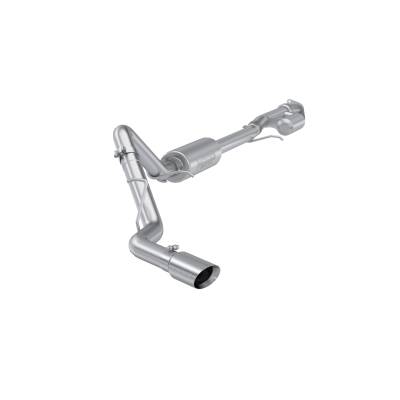MBRP Exhaust - MBRP Exhaust S5019304 T304 3" Cat-Back Single Side Exit 19-26 Silver/Sierra 1500