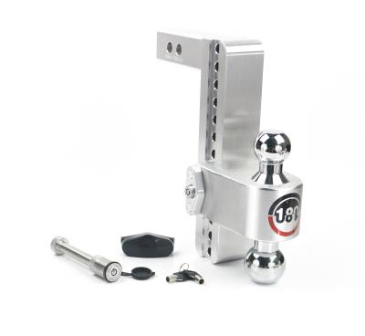 Weigh Safe - Weigh Safe 2" 180-DEG Class-IV 10" Drop Hitch Receiver 12.5K CTB10-2-KA