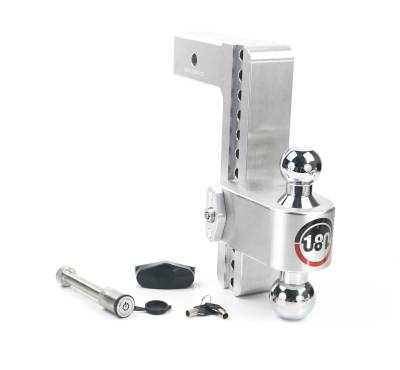 Weigh Safe - Weigh Safe 2.5" 180-DEG Class-V 10" Drop Hitch Receiver 18.5K CTB10-2.5-KA