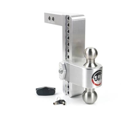 Weigh Safe - Weigh Safe 2" 180-DEG Class-IV 10" Drop Hitch Receiver 12.5K LTB10-2