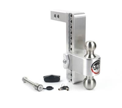Weigh Safe - Weigh Safe 2" 180-DEG Class-IV 10" Drop Hitch Receiver 12.5K LTB10-2-KA