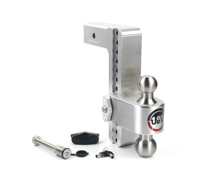Weigh Safe - Weigh Safe 2.5" 180-DEG Class-V 10" Drop Hitch Receiver 18.5K LTB10-2.5-KA