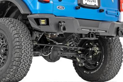 Rough Country Suspension Systems - Rough Country 96019 Axle-Back Exhaust System w/o Muffler for 21-25 Ford Bronco