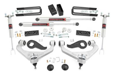 Rough Country Suspension Systems - Rough Country 95640 3" M1 Suspension Lift Kit for 20-26 Silverado/Sierra 3500HD