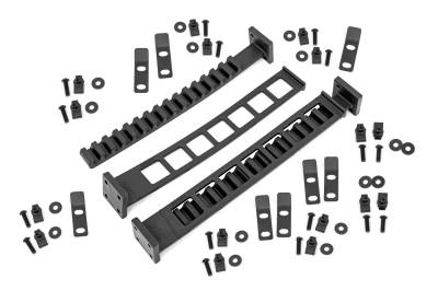 Rough Country Suspension Systems - Rough Country Universal Rubber MOLLE Clamp Kit up To 15" Pair 99066