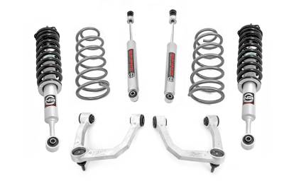 Rough Country Suspension Systems - Rough Country 76632 3" N3 Lift Kit w/UCA w/RR Coils for 10-24 4Runner 4WD