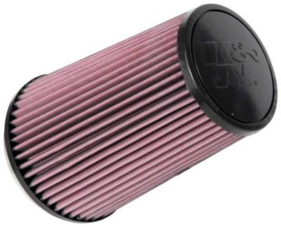 K&N - K&N RU-1008 Universal Clamp-On Air Filter
