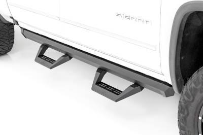 Rough Country Suspension Systems - Rough Country SRX2 Drop Step Nerf Bars 07-18 Silverado/Sierra Crew 11009A