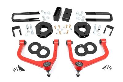 Rough Country Suspension Systems - Rough Country 29601RED 3.5" Suspension Lift Kit for 19-24 Silverado/Sierra 1500