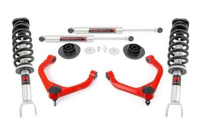 Rough Country Suspension Systems - Rough Country 31240RED 3" M1 Suspension Lift Kit for 12-18 RAM 1500/Classic 4WD