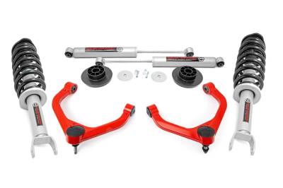 Rough Country Suspension Systems - Rough Country 31231RED 3" N3 Suspension Lift Kit for 12-18 RAM 1500/Classic 4WD