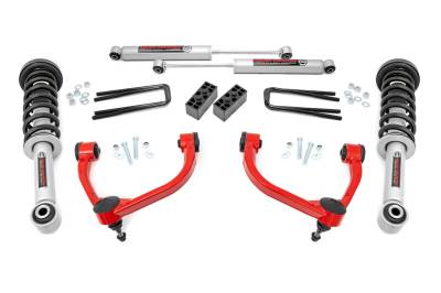 Rough Country Suspension Systems - Rough Country 54431RED 3" N3 Strut Suspension Lift Kit for 09-13 Ford F150 4WD