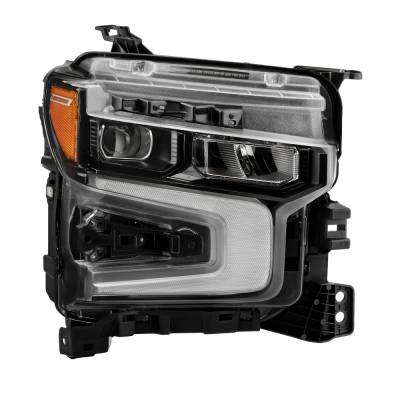 Spyder Auto - Spyder Auto 9956256 LED DRL Full LED OE Right Headlight for 22-24 Silverado 1500