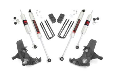 Rough Country Suspension Systems - Rough Country 24140 4" M1 Suspension Lift Kit for 88-98 GM 1500 Truck/SUV RWD