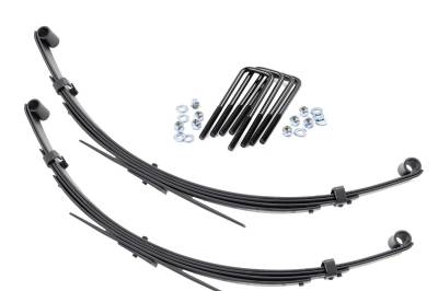 Rough Country Suspension Systems - Rough Country 8025Kit Rear Leaf Spring Kit for 3" Lift for 79-85 Toyota P/U