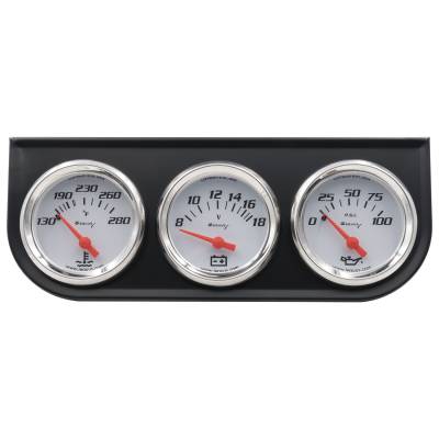 Equus - Equus E5200 Gauge Console Wt/Volt/Op 2" 270 Sweep M 280F/18V/100Psi 5000