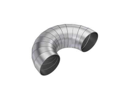 MBRP Exhaust - MBRP Exhaust PC15197 T304SS 3" Diameter 180-DEG Pie Cut
