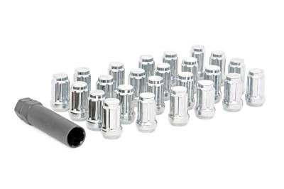 Rough Country Suspension Systems - Rough Country Lug Nut Set 1/2x20 24 Qty Chrome