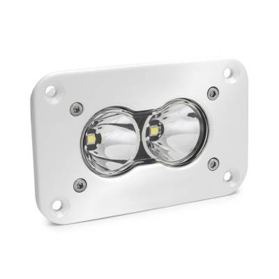 Baja Designs - Baja Designs 481001WT S2 Pro White Flush Mount LED Auxiliary Light Pod
