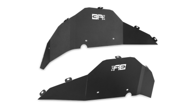 Body Armor 4x4 - Body Armor Rear Fender Liners Black for 18+ Jeep Wrangler JL JL-6101