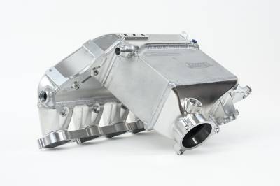 CSF Cooling - Racing & High Performance Division - CSF Cooling 8233 "Level-Up" Charge Air Cooler Manifold Raw Billet for BMW S58