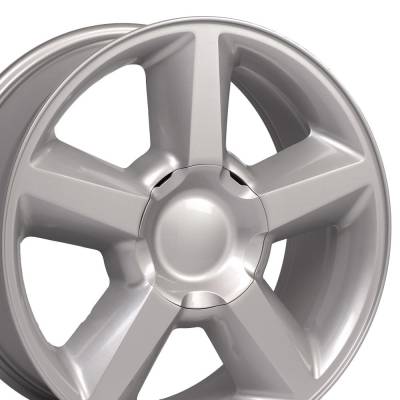 OE Wheels LLC - OE Wheels CV83 20x8.5 6x5.5 31mm Silver CV83-20085-6550-31S