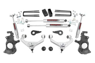 Rough Country Suspension Systems - Rough Country 97630 3.5" Suspension Lift for 11-19 Silverado/Sierra 2500HD/3500