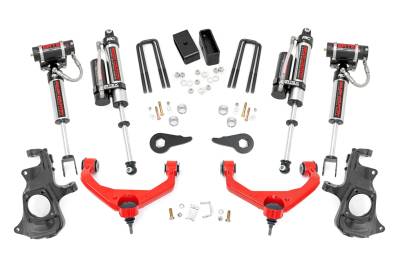 Rough Country Suspension Systems - Rough Country 97650RED 3.5" Vertex Lift Kit for 11-19 Silv/Sra 2500HD/3500