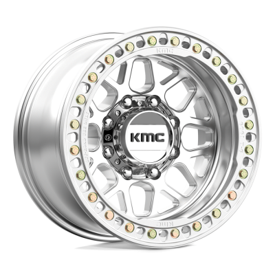 KMC - KMC Wheels KM235 GRENADE CRAWL BEADLOCK 17x9 8x6.5 -38mm Silver KM23579080538N