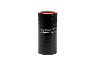 HPS Performance - HPS HTSC-100-BLK 1" 25mm ID Reinforced Straight Coupler Hose 4-ply Black 3"