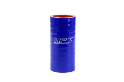 HPS Performance - HPS HTSC-100-L6-BLUE 1" 25mm ID Reinforced Straight Coupler Hose 4-ply Blue 6"