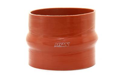 HPS Performance - HPS SHC-350-L4-HOT 3.5" 89mm ID Single Hump Coupler Hose Orange 4" L 500F 260C