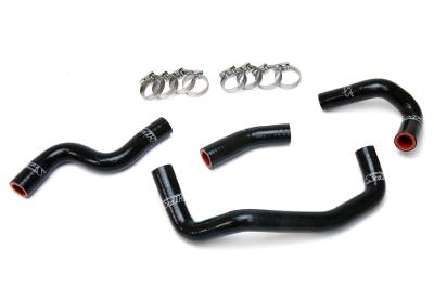 HPS Performance - HPS 57-1508-BLK Black Heater Coolant Hose Kit for 06-15 Mazda Miata 2.0L