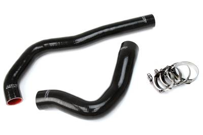 HPS Performance - HPS 57-1222-BLK Black Silicone Radiator Hose Kit for 99-02 Dodge RAM 5.9 Diesel