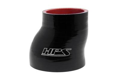 HPS Performance - HPS HTSOR-238-300-BLK 2.375" To 3" 60mm-76mm ID Reducer Coupler Hose Black 3"