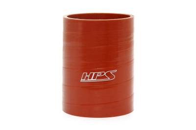 HPS Performance - HPS SC-150-L4-HOT 1.5" 38mm ID Straight Coupler Hose Orange 4 " L 500F 260C