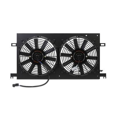 Mishimoto - Mishimoto MMFS-BRZ-13PBK Black Aluminum Fan Shroud for 13+ BRZ/FRS/Toyota 86
