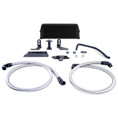Mishimoto - Mishimoto MMOC-F2D-11KBK Black Oil Cooler for 11-19 Ford 6.7L Powerstroke