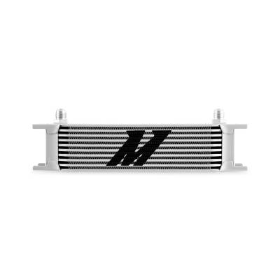 Mishimoto - Mishimoto MMOC-10-8SL Universal 10-Row Oil Cooler -8AN Silver