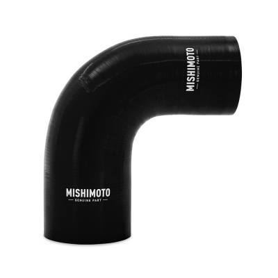 Mishimoto - Mishimoto MMCP-R90-2025BK Black 90-DEG Silicone Transition Coupler 2.0" To 2.5"