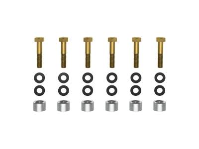 ICON Vehicle Dynamics - ICON 55164 TRD Aluminum Skid Plate Spacer Kit for 22-26 Toyota Tundra/Sequoia