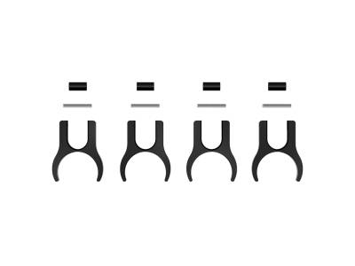 ICON Vehicle Dynamics - ICON 611073 1.75" Rear Hose Routing Kit Link for 21-26 Ford Bronco